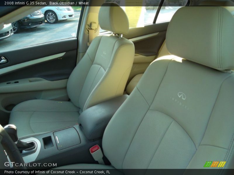 Black Obsidian / Wheat 2008 Infiniti G 35 Sedan