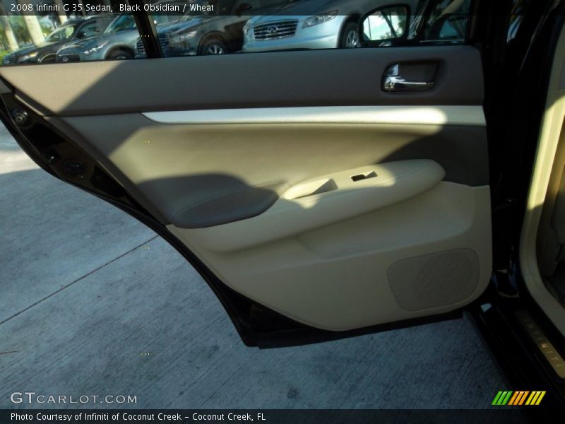 Black Obsidian / Wheat 2008 Infiniti G 35 Sedan