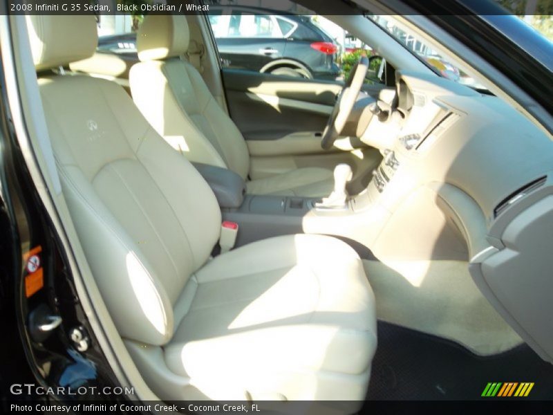 Black Obsidian / Wheat 2008 Infiniti G 35 Sedan