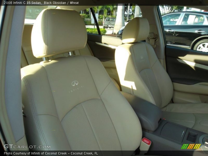 Black Obsidian / Wheat 2008 Infiniti G 35 Sedan