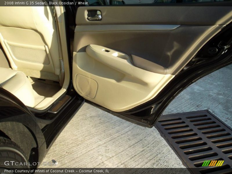Black Obsidian / Wheat 2008 Infiniti G 35 Sedan