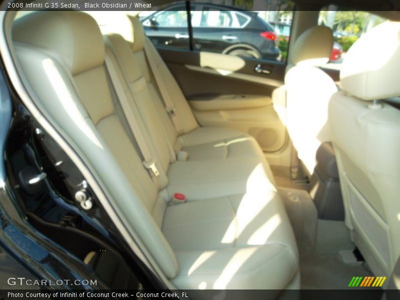 Black Obsidian / Wheat 2008 Infiniti G 35 Sedan
