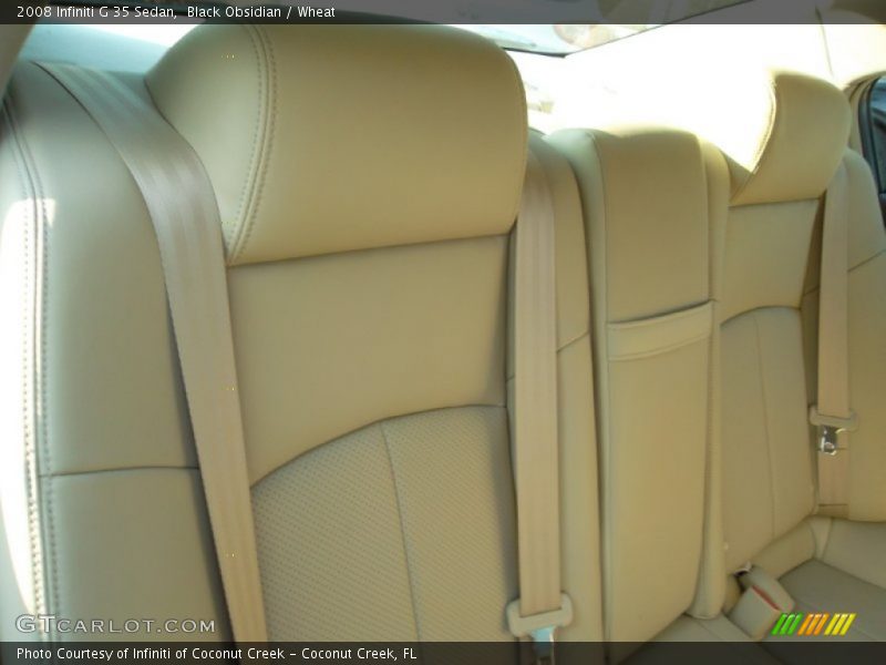 Black Obsidian / Wheat 2008 Infiniti G 35 Sedan