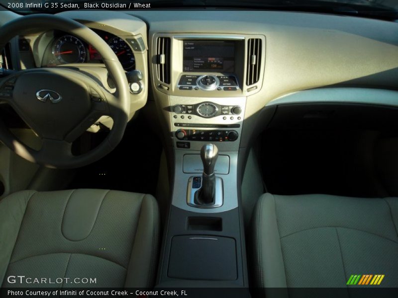 Black Obsidian / Wheat 2008 Infiniti G 35 Sedan