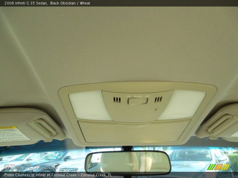 Black Obsidian / Wheat 2008 Infiniti G 35 Sedan