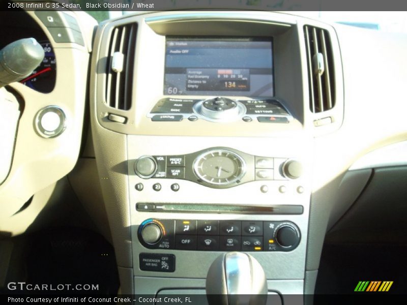 Black Obsidian / Wheat 2008 Infiniti G 35 Sedan