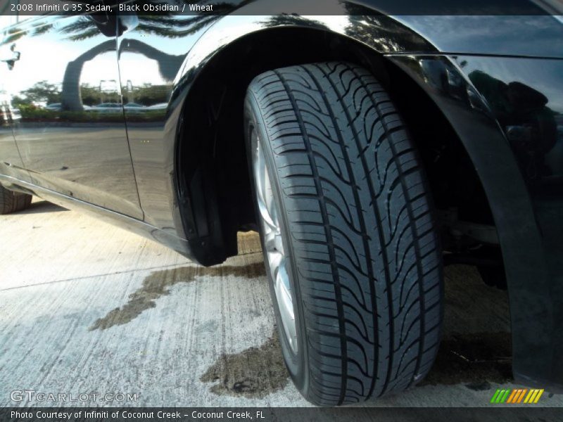 Black Obsidian / Wheat 2008 Infiniti G 35 Sedan