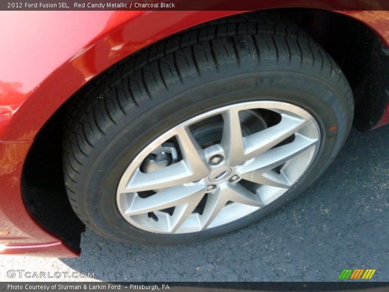 Red Candy Metallic / Charcoal Black 2012 Ford Fusion SEL