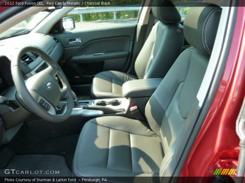 Red Candy Metallic / Charcoal Black 2012 Ford Fusion SEL