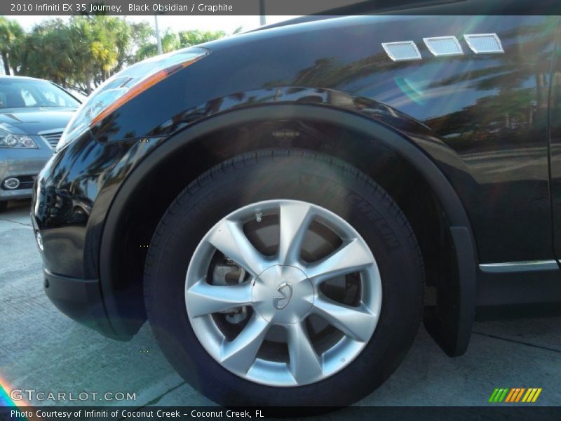 Black Obsidian / Graphite 2010 Infiniti EX 35 Journey