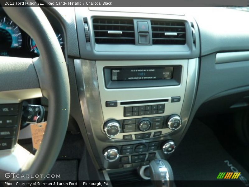 Red Candy Metallic / Charcoal Black 2012 Ford Fusion SEL