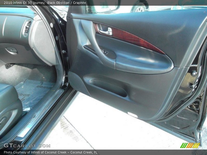 Black Obsidian / Graphite 2010 Infiniti EX 35 Journey