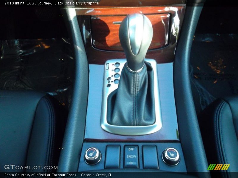 Black Obsidian / Graphite 2010 Infiniti EX 35 Journey