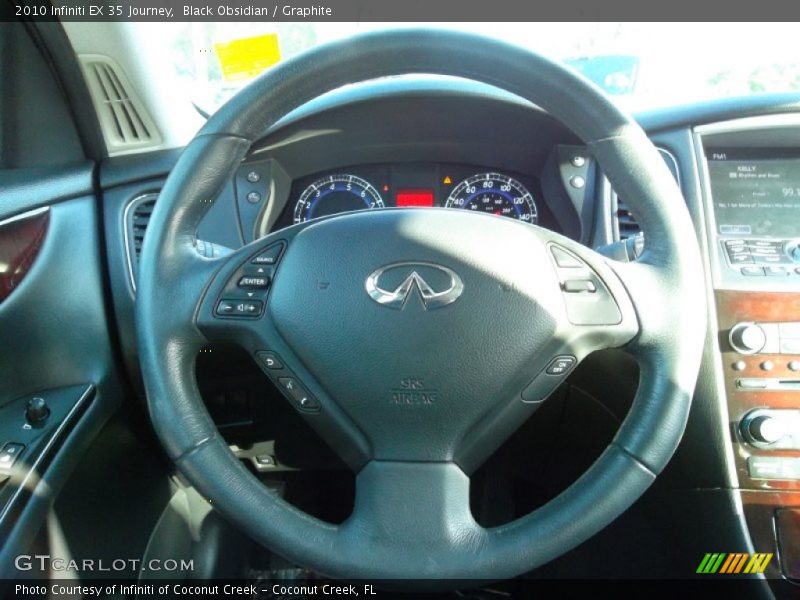Black Obsidian / Graphite 2010 Infiniti EX 35 Journey