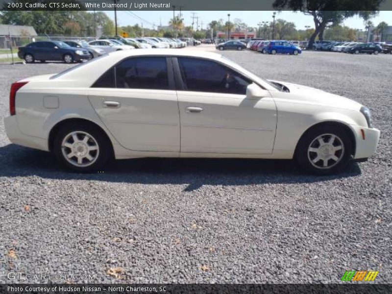 White Diamond / Light Neutral 2003 Cadillac CTS Sedan
