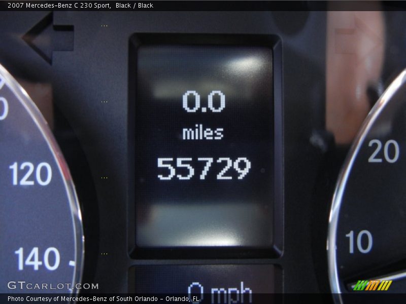 Black / Black 2007 Mercedes-Benz C 230 Sport