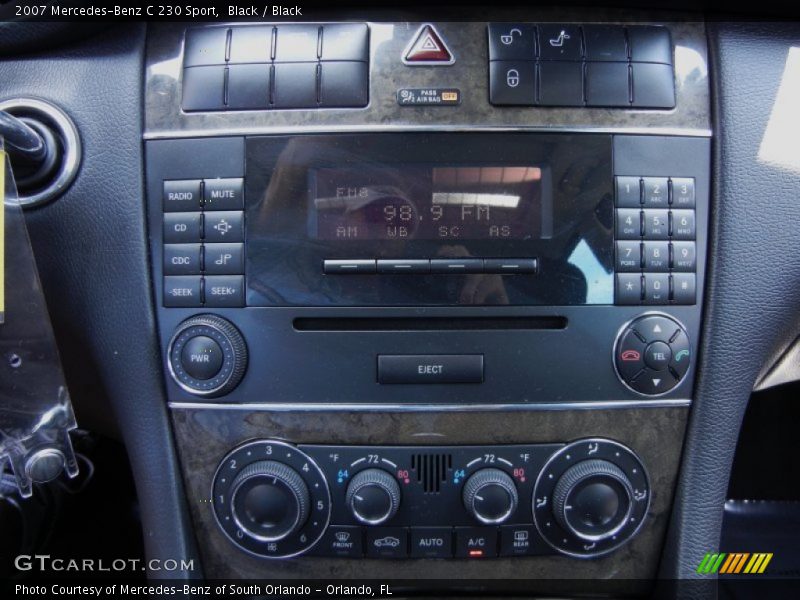 Black / Black 2007 Mercedes-Benz C 230 Sport