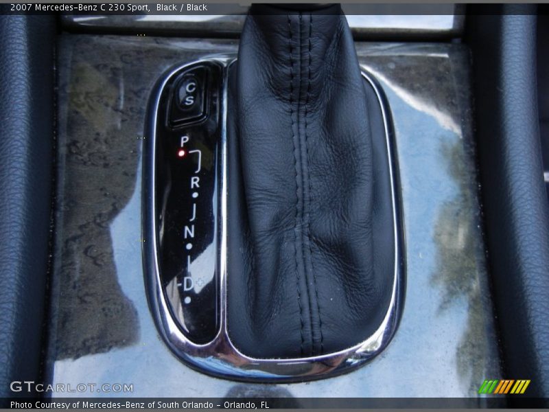 Black / Black 2007 Mercedes-Benz C 230 Sport