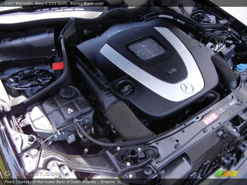 Black / Black 2007 Mercedes-Benz C 230 Sport