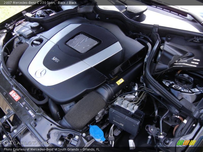 Black / Black 2007 Mercedes-Benz C 230 Sport