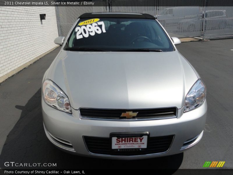 Silver Ice Metallic / Ebony 2011 Chevrolet Impala LS
