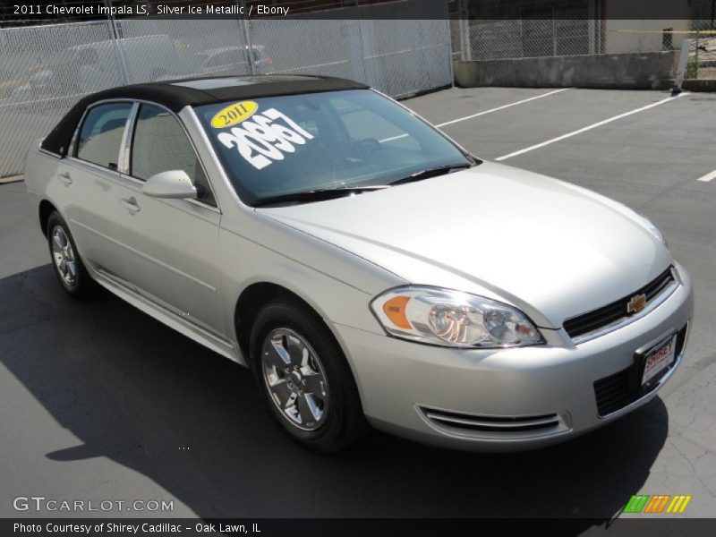 Silver Ice Metallic / Ebony 2011 Chevrolet Impala LS
