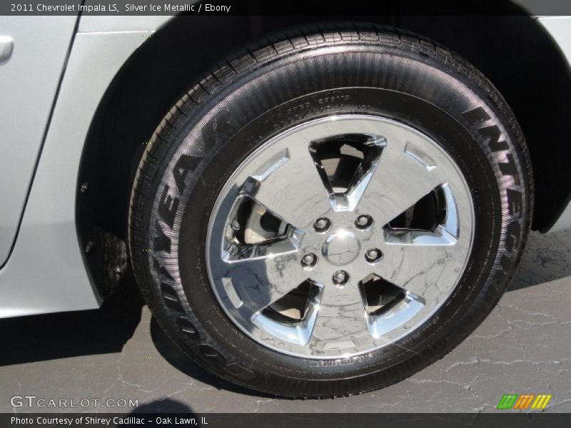 Silver Ice Metallic / Ebony 2011 Chevrolet Impala LS