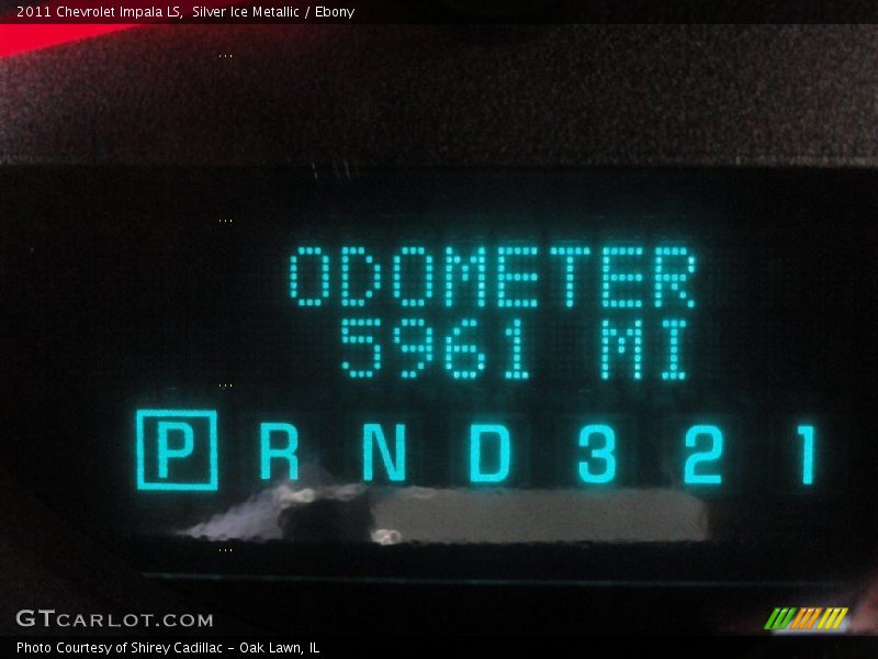 Silver Ice Metallic / Ebony 2011 Chevrolet Impala LS