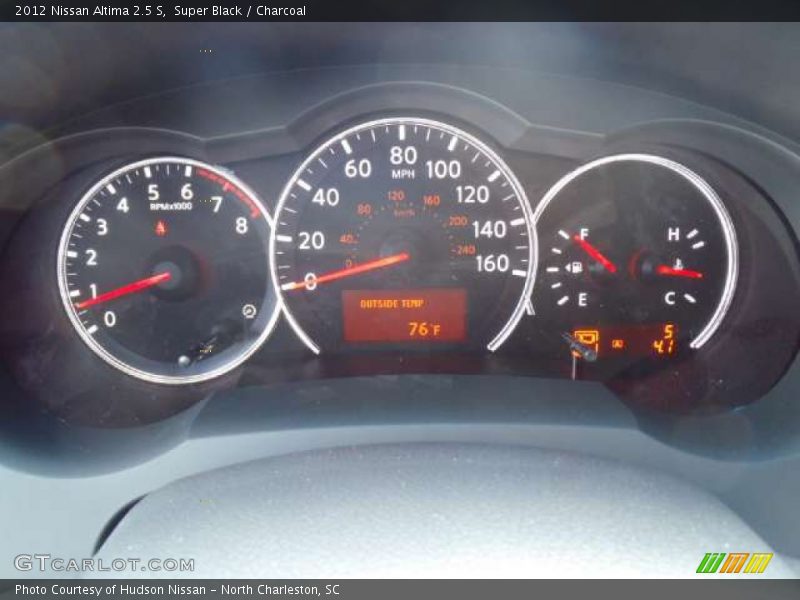 Super Black / Charcoal 2012 Nissan Altima 2.5 S