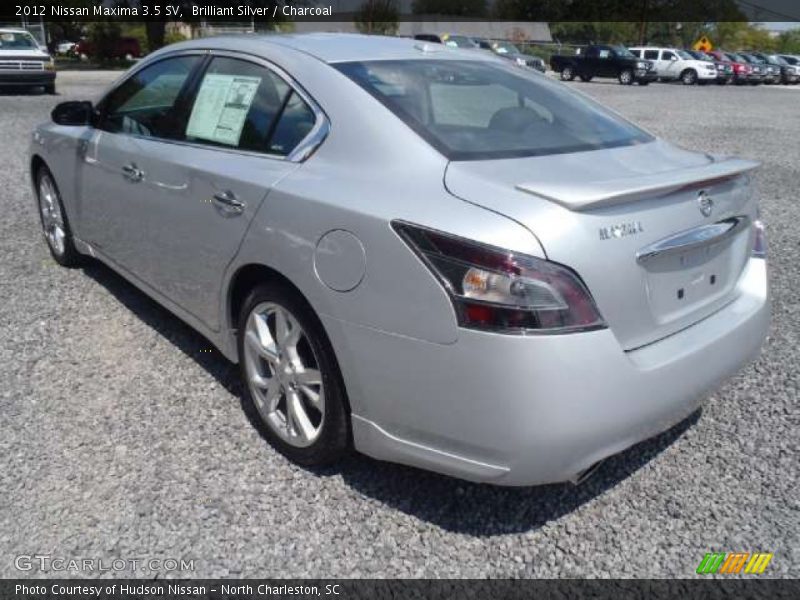 Brilliant Silver / Charcoal 2012 Nissan Maxima 3.5 SV