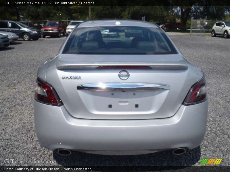 Brilliant Silver / Charcoal 2012 Nissan Maxima 3.5 SV