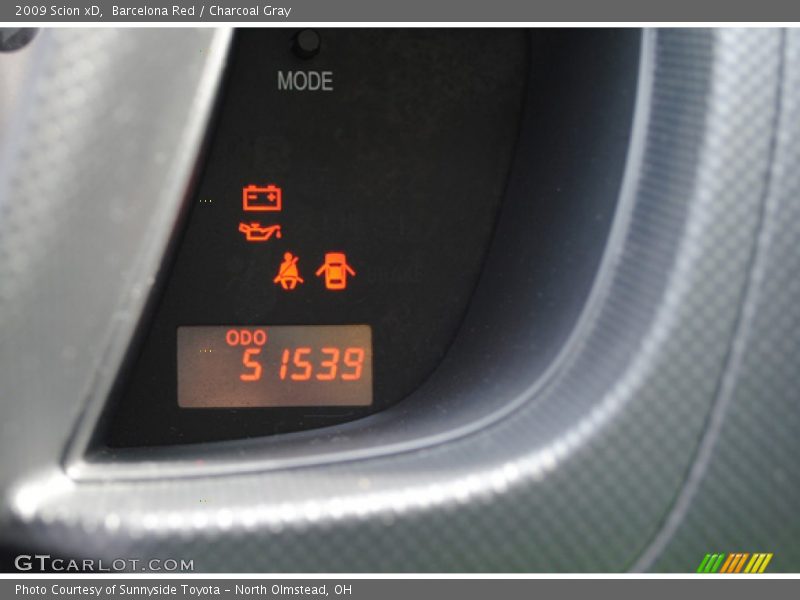 Barcelona Red / Charcoal Gray 2009 Scion xD