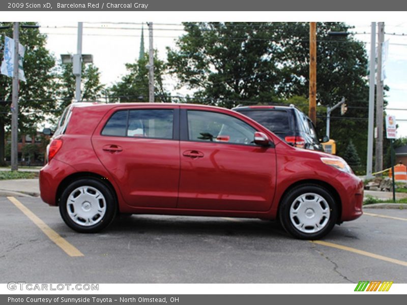 Barcelona Red / Charcoal Gray 2009 Scion xD