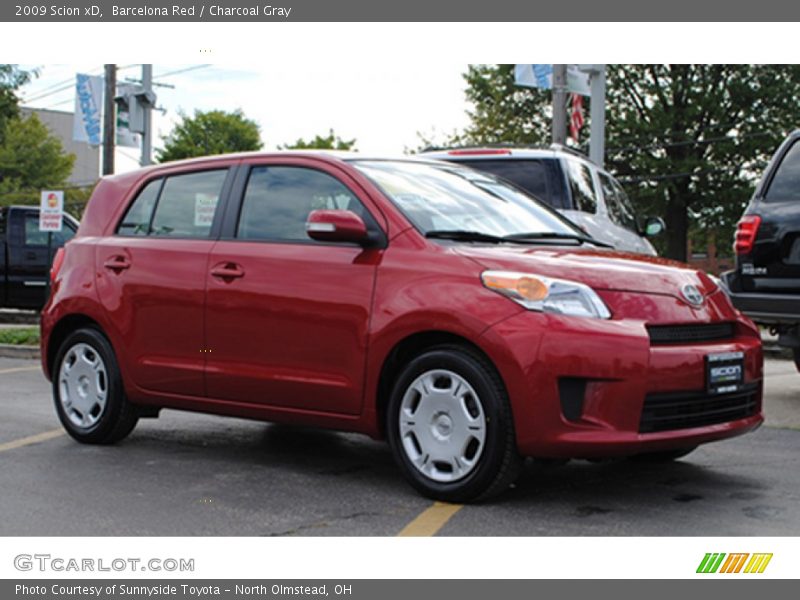 Barcelona Red / Charcoal Gray 2009 Scion xD