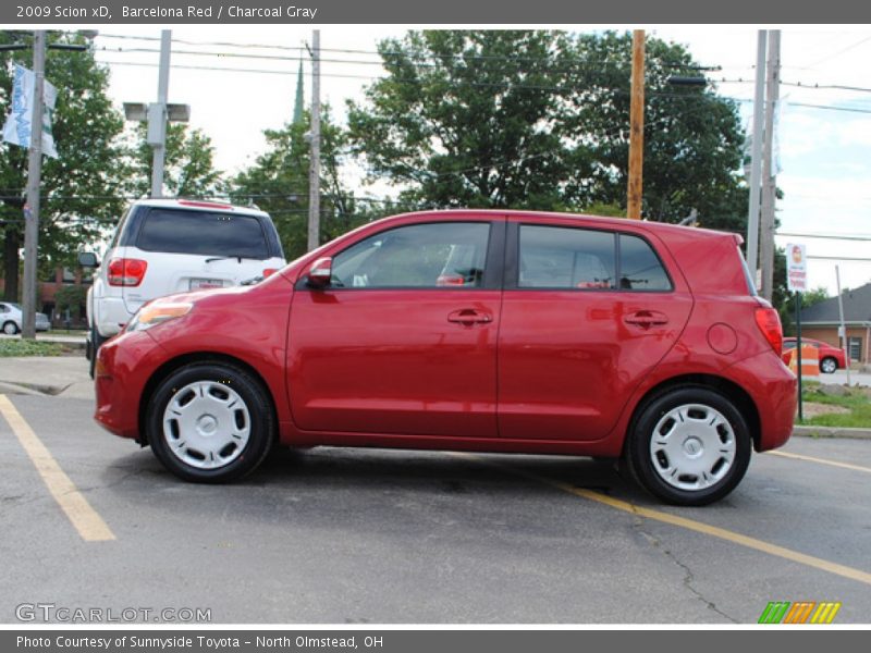Barcelona Red / Charcoal Gray 2009 Scion xD