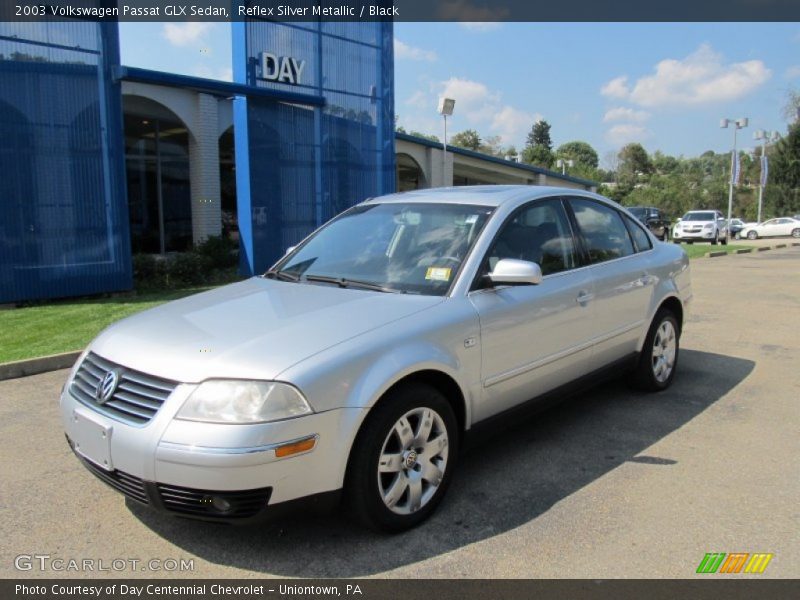 Reflex Silver Metallic / Black 2003 Volkswagen Passat GLX Sedan