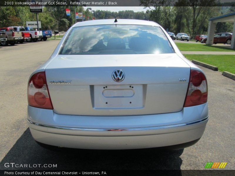 Reflex Silver Metallic / Black 2003 Volkswagen Passat GLX Sedan