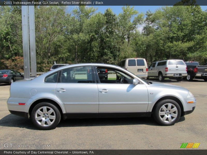 Reflex Silver Metallic / Black 2003 Volkswagen Passat GLX Sedan