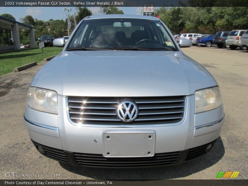 Reflex Silver Metallic / Black 2003 Volkswagen Passat GLX Sedan
