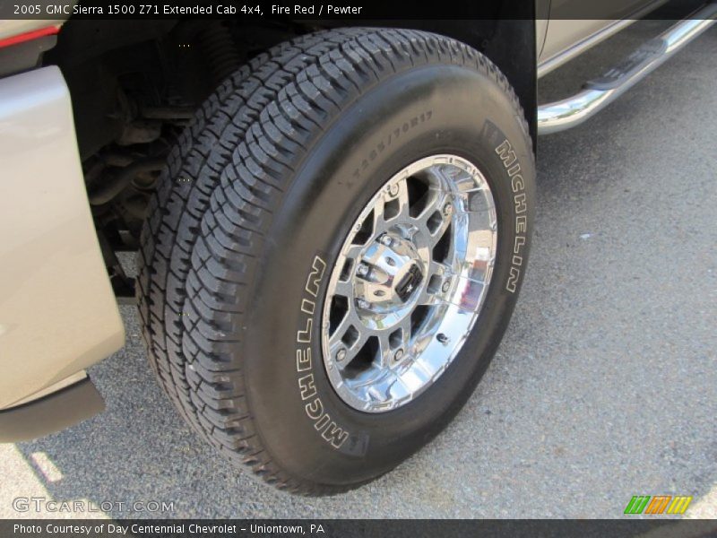 Fire Red / Pewter 2005 GMC Sierra 1500 Z71 Extended Cab 4x4