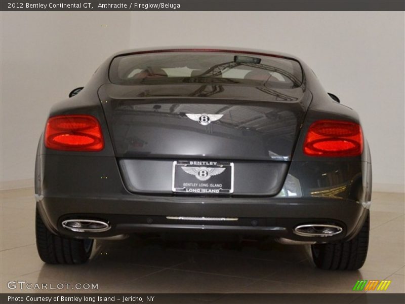 Anthracite / Fireglow/Beluga 2012 Bentley Continental GT