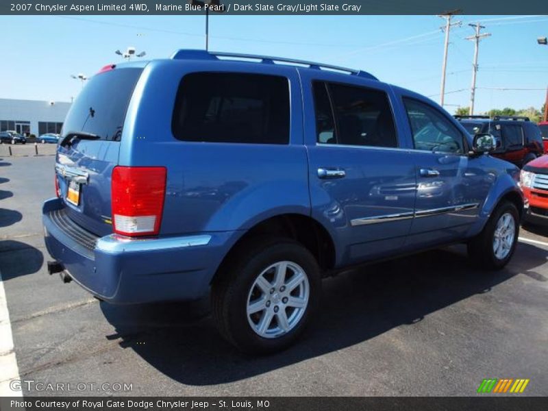 Marine Blue Pearl / Dark Slate Gray/Light Slate Gray 2007 Chrysler Aspen Limited 4WD