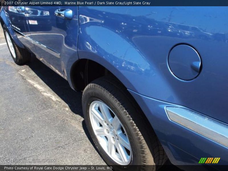 Marine Blue Pearl / Dark Slate Gray/Light Slate Gray 2007 Chrysler Aspen Limited 4WD
