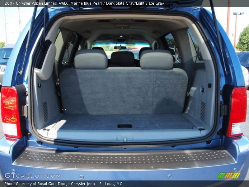 Marine Blue Pearl / Dark Slate Gray/Light Slate Gray 2007 Chrysler Aspen Limited 4WD