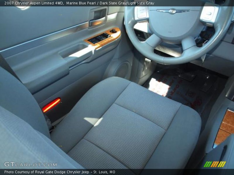 Marine Blue Pearl / Dark Slate Gray/Light Slate Gray 2007 Chrysler Aspen Limited 4WD