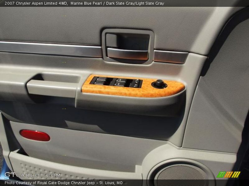 Marine Blue Pearl / Dark Slate Gray/Light Slate Gray 2007 Chrysler Aspen Limited 4WD