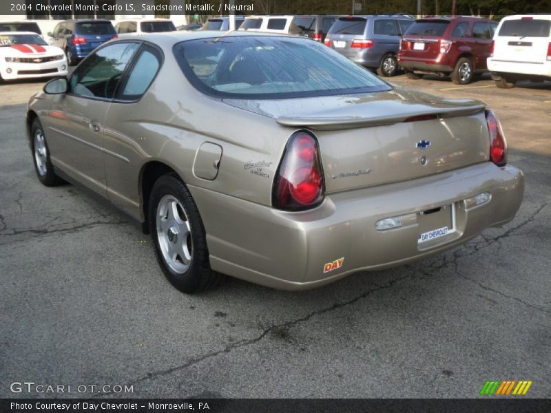Sandstone Metallic / Neutral 2004 Chevrolet Monte Carlo LS