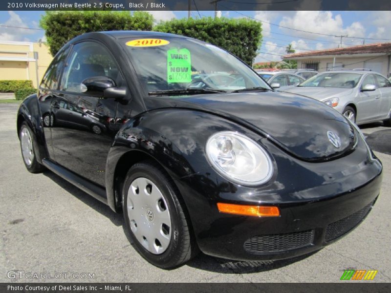 Black / Black 2010 Volkswagen New Beetle 2.5 Coupe