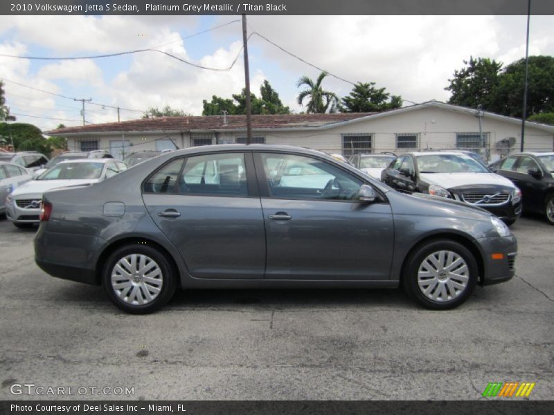 Platinum Grey Metallic / Titan Black 2010 Volkswagen Jetta S Sedan