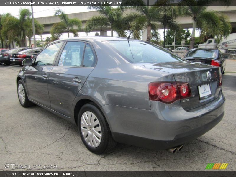 Platinum Grey Metallic / Titan Black 2010 Volkswagen Jetta S Sedan